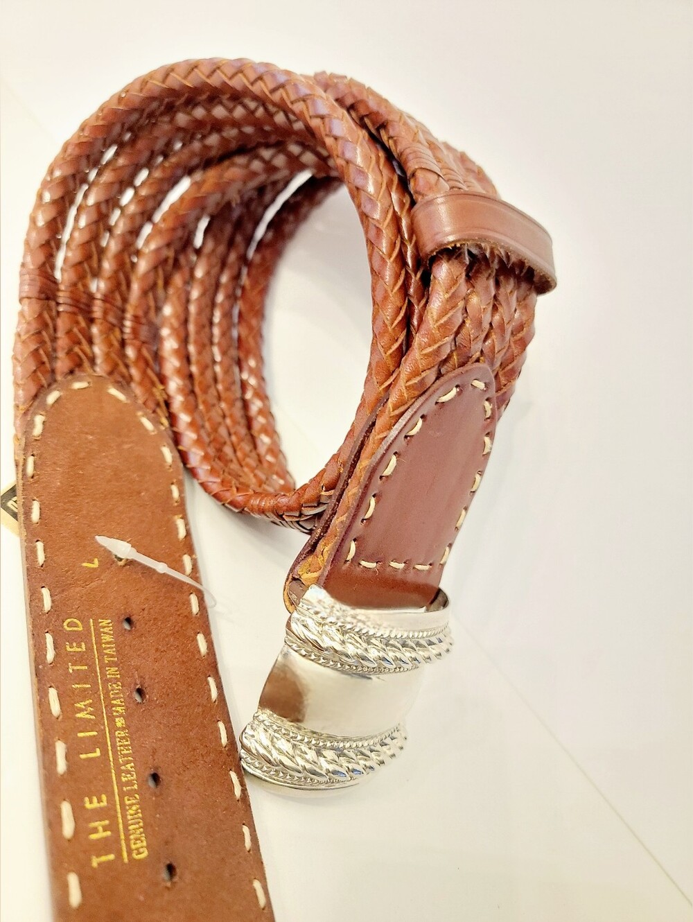 The Limited Vintage Y2K Leather Woven Belt Size L ▪︎ NEW with TAG
